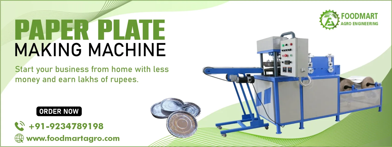 Paper plate making business with Foodmart Agro